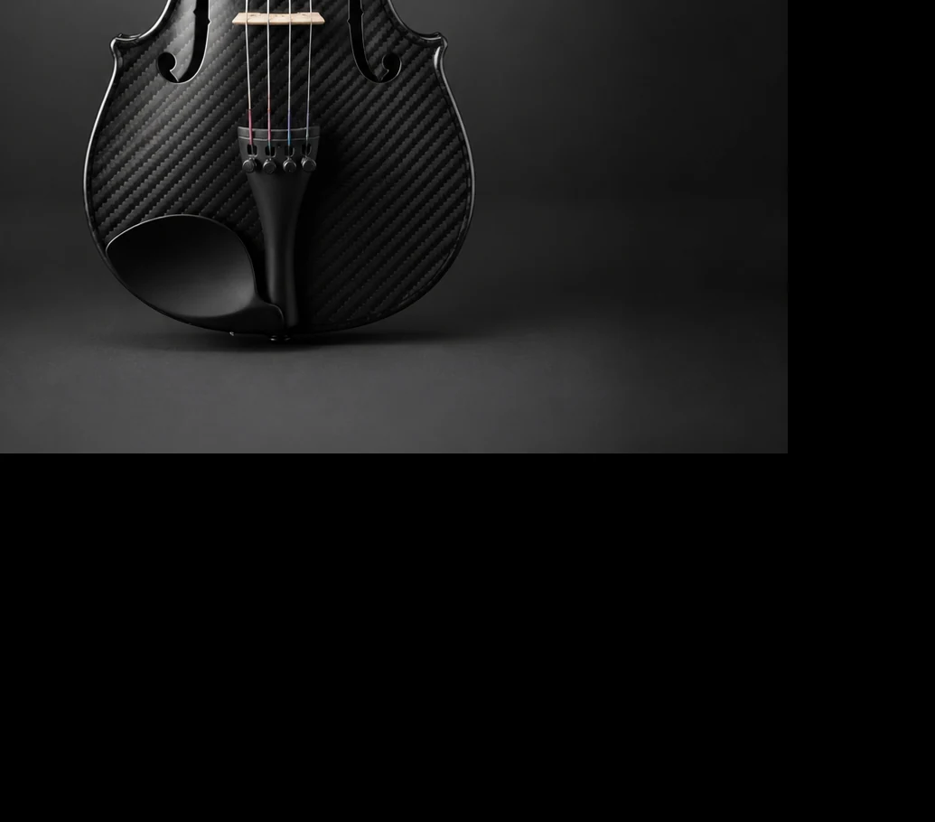 WV-OD violin body and carbon fiber surface detail